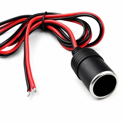 Produktbild von B50C Bolwins Kfz Einbau Zigarettenanzünder Steckdose 12–24V | KFZ Steckdose Buchse mit Kabel | Auto Adapter