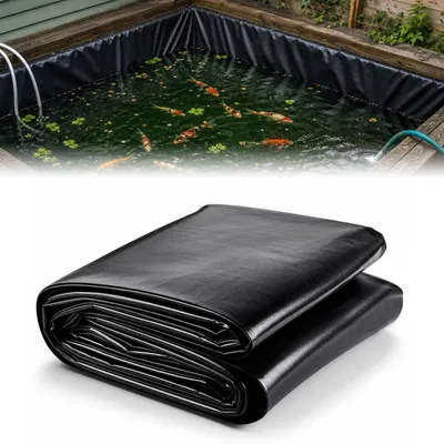 Immagine prodotto di Elzusha - Pellicola nera in HDPE per stagni da giardino