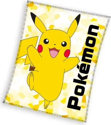 Produktbild von Pokémon Decke 110x140cm – Flanell-Fleece Spark Pikachu