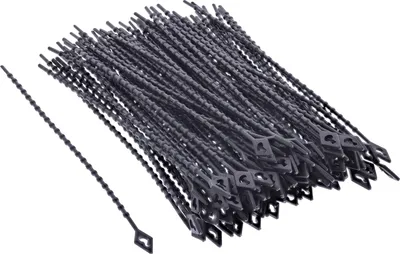 Immagine prodotto di InLine® 59977D Fascette a sfera nere, lunghezza 150 mm, 100 pezzi