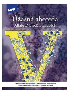 Produktbild von Anti-Stress Malbuch Alphabet 210x290mm 32Seiten