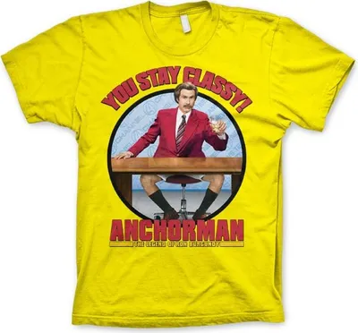 Produktbild von You Stay Classy T-Shirt - Large - Yellow