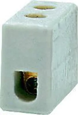 Zdjęcie produktu dla Łącznik porcelanowy 1x2,5 mm biały ZPA 44231516
