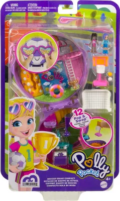 Produktbild von Mattel FRY35; HCG14 - Polly Pocket Fußballspaß Schatulle