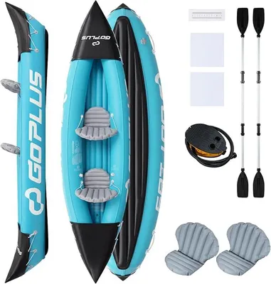 Imagen del producto de Kayak inflable para 2 personas, canoa inflable