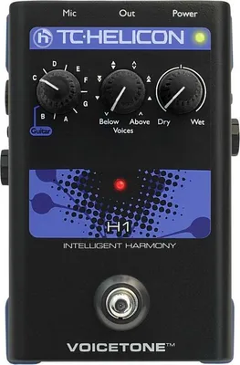 Produktbild von TC Helicon VoiceTone H1 Vocal Harmony Prozessor mit 2 Stimmen und Gitarreneingang