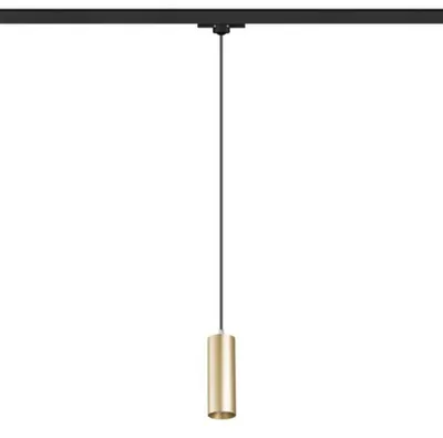 Image de RED - DESIGN RENDL RENDL MAVRO pour rails à trois conducteurs, suspension, couleur or, 230 V, LED, 12 W, 38°, 3000 K, R13984