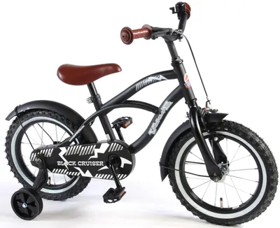 Obrázek produktu pro Black Cruiser 14 palců 25 cm chlapecké brzdy matně černé