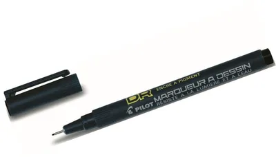 Produktbild von Faserschreiber Drawing Pen 0,5mm Rundspitze schwarz Packung mit 12 Stück