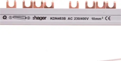 Image de Phasenschiene 3P+N 10q 57mod Gabel KDN463B - Zubehör Stromversorgung (KDN463B)
