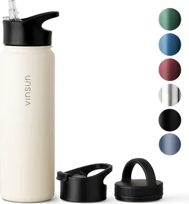 Produktbild von Trinkflasche Edelstahl 750ml Thermo Flasche Sport Isolierflasche dicht Vinsun