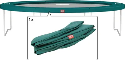 Obrázok produktu pre BERG náhradný diel ochranný okraj 380 cm okrúhly zelený - Favourit Pravidelný kryt pružín pre trampolínu