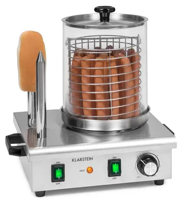 Hotdog-Maker 550 W, 5 L, 30-100 °C, Edelstahl, Silber