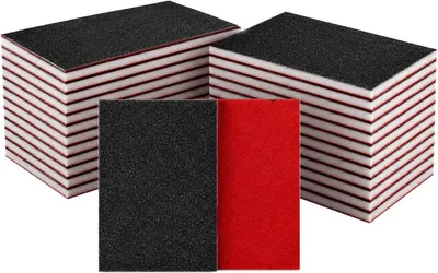 Produktbild von Schleifschwämme Set 24 Stück, Körnung 80-3000, 10x7x0,5 cm, für Holz und Metall