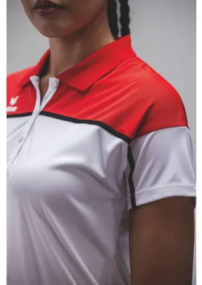 Produktbild von Erima Change By Erima Poloshirt Weiß/Rot/Schwarz