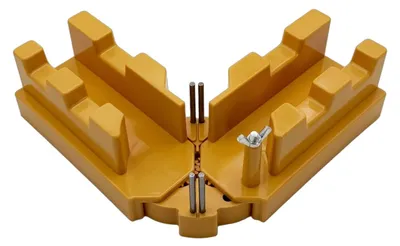 Produktbild von 2-in-1-Gehrungssägenbasis - Gelb