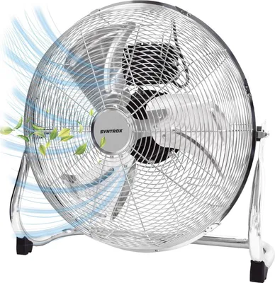 Produktbild von Syntrox Germany Turbo Ventilator Quirbos 100W 41cm Edelstahl Chrom