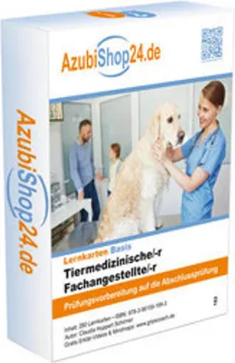 Obrázek produktu pro Lernkarten Tiermedizinischer Fachangstellter Prüfung Prüfungsvorbereitung