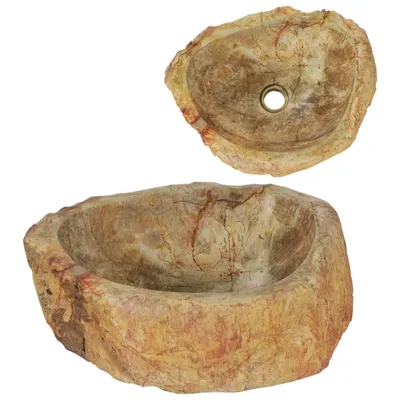 Immagine prodotto di Lavandino 45x35x15 cm in Pietra Fossile Crema