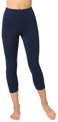 Produktbild von Bellivalini Damen 3/4 Leggings aus Baumwolle BLV50-156 (Marineblau, M)