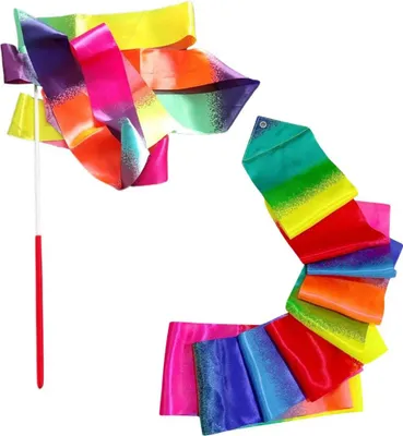 Produktbild von Gymnastikband Für Tanzübungen Bunt 205 X 5Cm