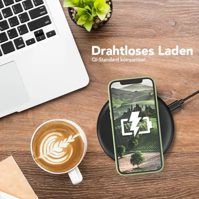 Produktbild von EAZY CASE - TPU Hülle für Apple iPhone 12 Pro, TPU Case stoßfeste Handyhülle, weiches Cover mit Kameraschutz, Silikonhülle in Grün