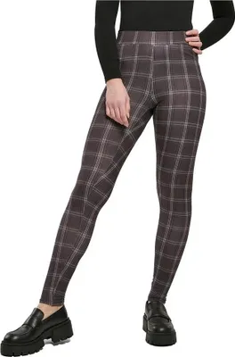 Produktbild von Urban Classics Aop Leggings Braun,Grau M Damen Braun,Grau M