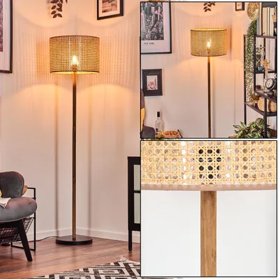 Produktbild von Varoni Stehlampe im skandinavischen Design mit Fußschalter