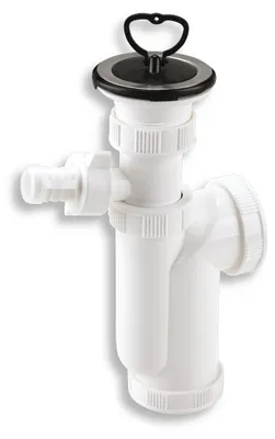 Produktbild von Novaservis Spülbecken-Siphon mit Waschmaschinenanschluss 50/40 Kunststoff