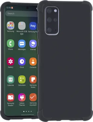 Immagine prodotto di Samsung Galaxy S20 Plus Custodia posteriore nera - Silicone