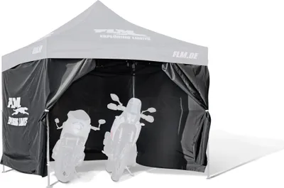 Produktbild von FLM Seitenwände für Racing Zelt, 4er-Set, Wasserfest mit Reißverschluss