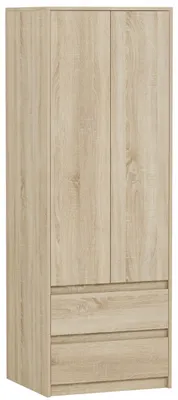 Obrázek produktu pro Skříň šatna 63 cm 2 dveře 2 zásuvky FRAMIRE B-6 sonoma