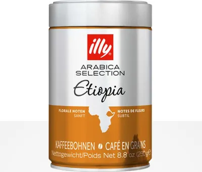 Produktbild von illy Espressobohnen Arabica Selection Äthiopien 6 x 250g Kaffeebohnen, 100% Arabica Kaffee