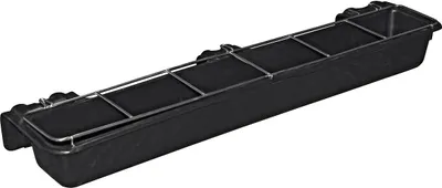 Produktbild von Langfuttertrog, 8l mit Freßgitter, 96cm breit