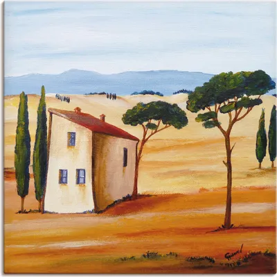 Produktbild von ARTland Leinwandbild Toskana modern 2 Größe: 30x30 cm