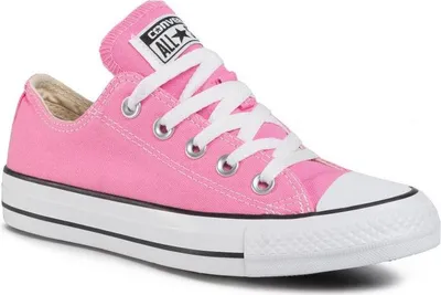 Produktbild von Converse - Damen - Chuck Taylor All Star OX Sneakers - Rosa/Schwarz - Gr. 40
