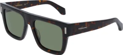 Produktbild von Ferragamo SF2063SE Dark tortoise 53/19/145 Herren Sonnenbrillen