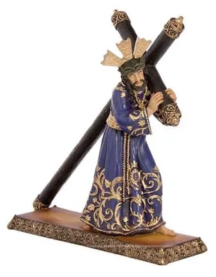 Jesus-Figur der großen Macht, Harz, handbemalt, 20 cm