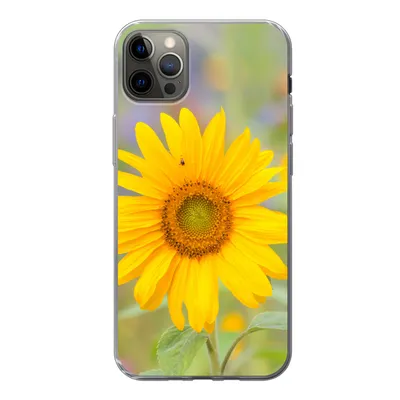 Produktbild von MuchoWow® Handyhülle Schutzhülle Hülle für iPhone 13 Pro Max Blumen - Sonnenblume - Gelb Silikon Softcase Handy Hülle - Mobiltelefon