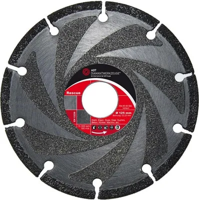 Produktbild von Diamanttrennscheibe Rescue - Universal 125 mm 22,23 mm
