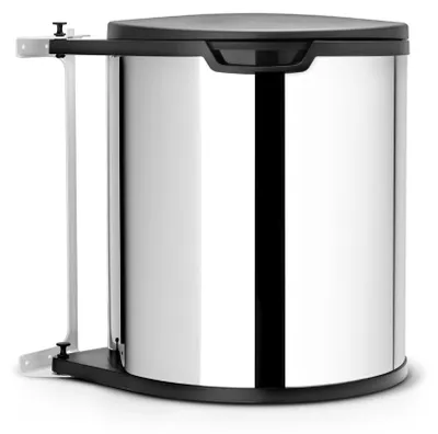 Productafbeelding van Brabantia 262203 Inbouwprullenbak, 15 liter, roestvrij staal