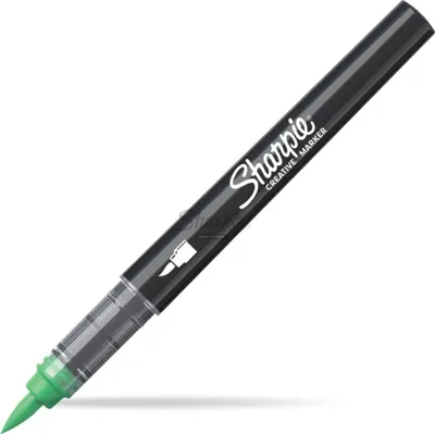 Image de Marqueur créatif Sharpie ACRYLIC pointe pinceau vert émeraude