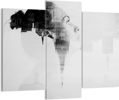 Produktbild von Bild auf Leinwand - Leinwandbild - Frau modern - 130x100cm - Wand Bild - Wanddeko - Wandbilder - Leinwanddruck - Bilder - Kunstdruck - Wanddekoration - Leinwand bilder - Wandkunst - CB130x100-3737