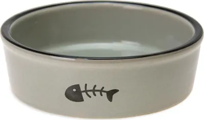 Produktbild von Karlie Katzennapf II - Katzennäpfe - Keramik - Grau - 200 ml - 12x4x4 cm