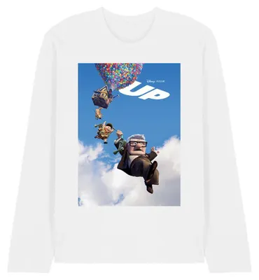 Produktbild von Up - T-Shirt für Herren/Damen Uni, Langärmlig TV41953 (M) (Weiß)