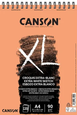 Immagine prodotto di CANSON C200787500 Blocco per schizzi e studi CANSON "XL EXTRA BLANC", DIN A4