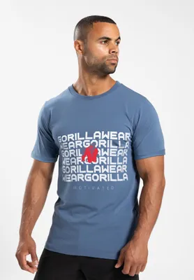 Produktbild von Gorilla Wear Bradley T-Shirt – Coronet Blue – M
