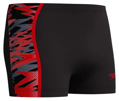 Zdjęcie produktu dla Bokserki kąpielowe męskie Speedo Hyperboom Splice Aquashort czarno-czerwone