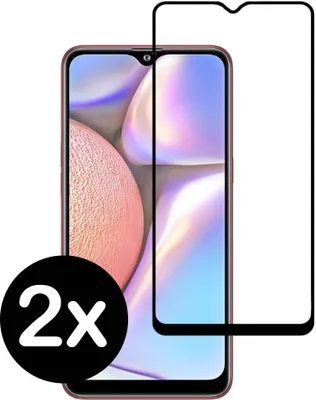 Immagine prodotto di Smartphonics Samsung Galaxy A10s protezione dello schermo in vetro temperato a copertura totale con angoli arrotondati - 2 pezzi