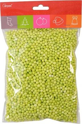 Image de Boules décoratives vertes 10g 1 paquet